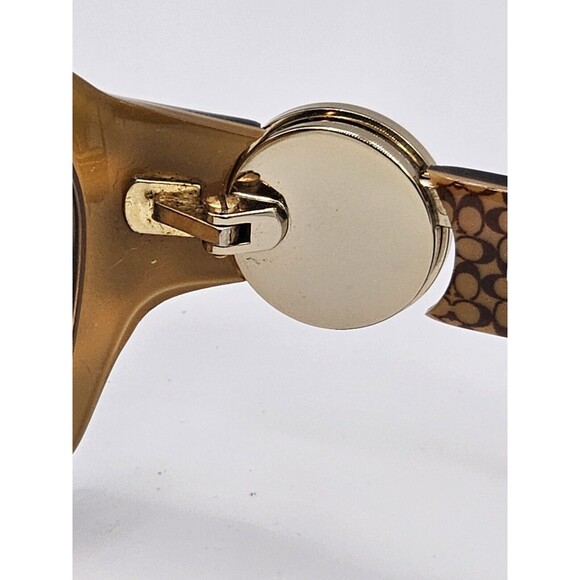 Coach Ava women's Tortoise S462 Sunglasses 130 FRAMES ONLY Used - Picture 7 of 9